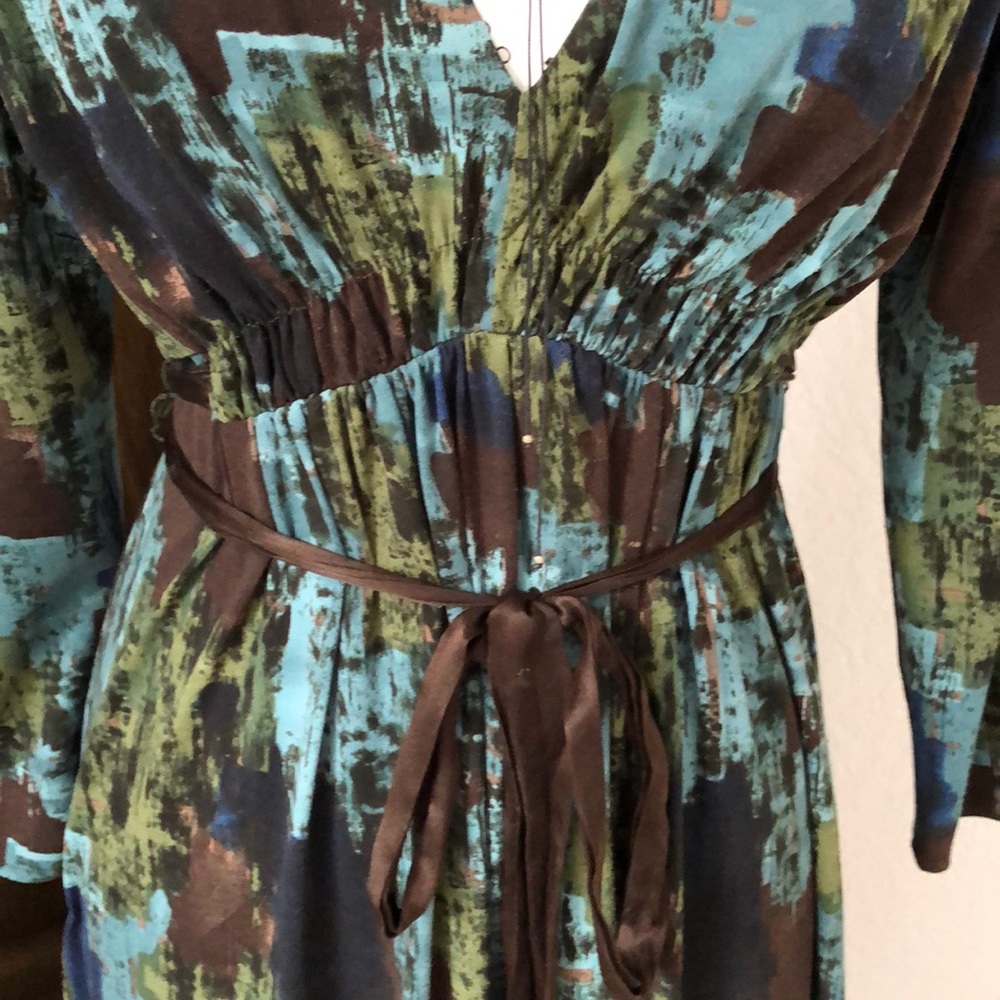 BCBGMaxAzria midi print dress